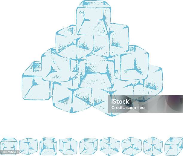 Кубик Льда — стоковая векторная графика и другие изображения на тему Кубик льда - Кубик льда, Лёд, Иллюстрация