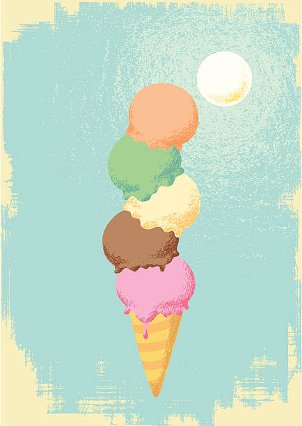 Ice Cream - Grouped individually strawberry crush stock illustrations