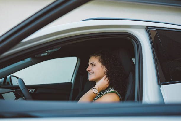istock Woman sitting in a car 1757479469