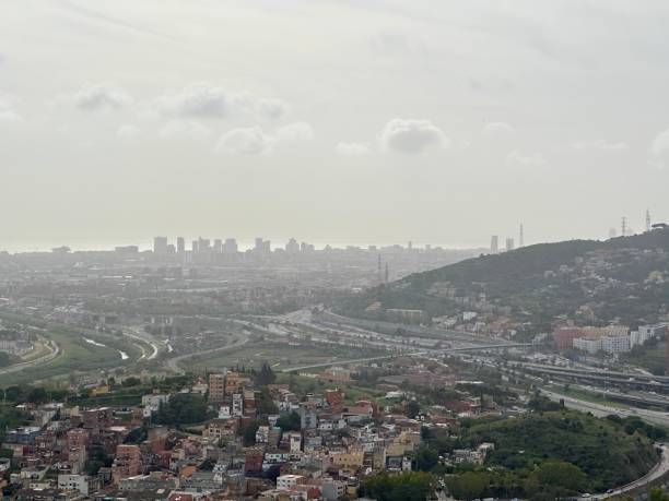 istock Barcelona area in the morning 1757489651