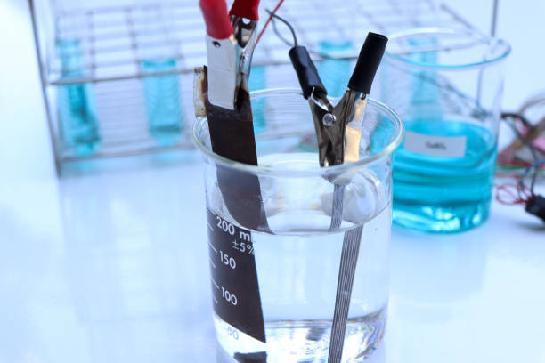 istock Electrochemical experiments using science equipment in the classroom 1757502945