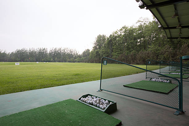 Cтоковое фото Тренировочное поле для гольфа