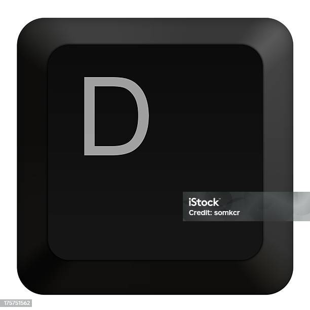 Image Lettr D Button Keyboard D Button Black Stock Photo - Download Image Now - Alphabet ...