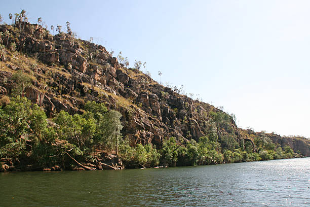 katherine gorge, australia - katherine australia northern territory ravine zdjęcia i obrazy z banku zdjęć