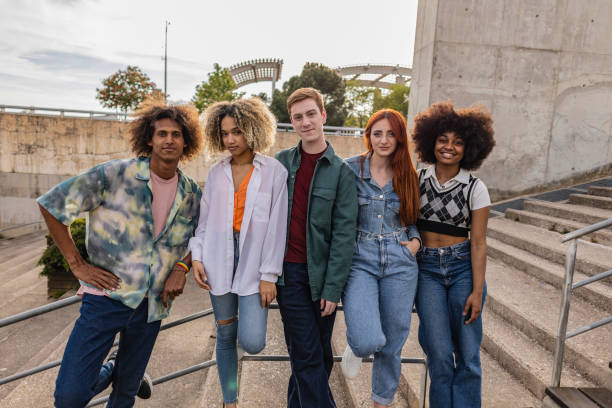 istock group of young multiracial generation z looking at camera 1757523094