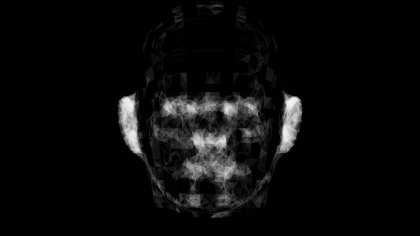Portrait of an humanoid representing artificial Intelligence and generative AI