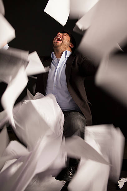 istock Frustrated young businessman Panama papers 175754662