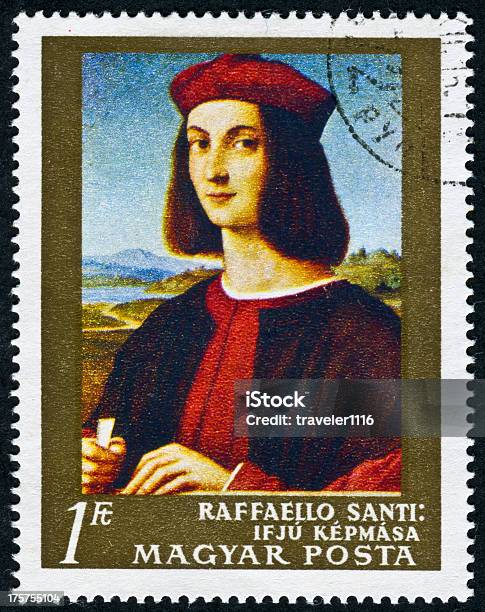 Pietro Bembo Stamp Stock Photo - Download Image Now - Raphael - Artist, Adult, Adults Only