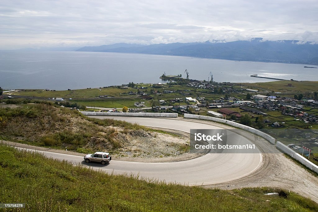 Mountain autostrada. - Foto stock royalty-free di Ambientazione esterna