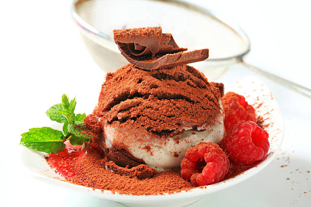 istock Vanilla chocolate ice cream dessert 175758339
