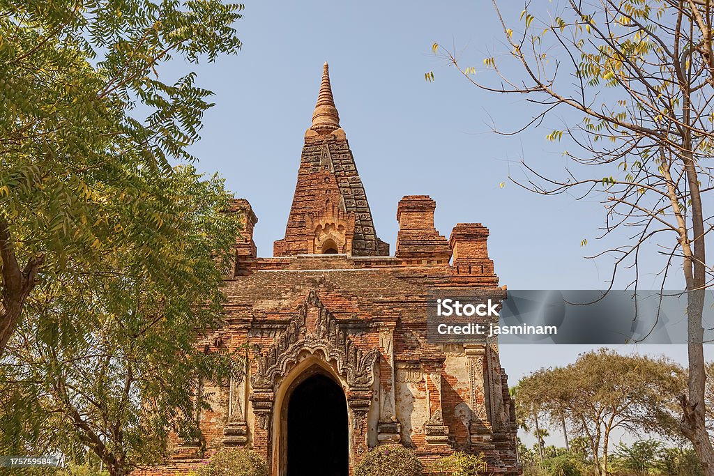 Gubyaukgyi Tempio di Bagan - Foto stock royalty-free di Ambientazione esterna