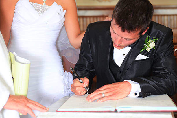 istock Wedding - Church Sign Men 175762092