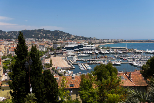 Cannes, France, Panorama View.