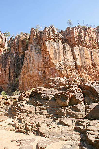 katherine gorge, australia - katherine australia northern territory ravine zdjęcia i obrazy z banku zdjęć