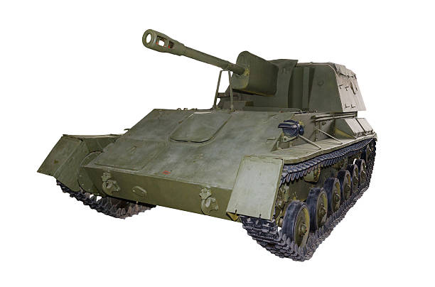 istock Russian self-propelled gun SU76 isolated 175763147