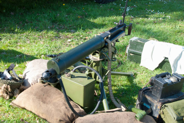 istock Vickers World War 1 water cooled machine gun 1757649196
