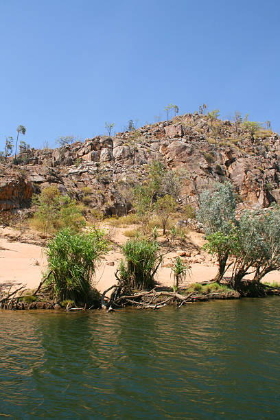 キャサリーン渓谷、オーストラリア - katherine australia northern territory ravine ストックフォトと画像