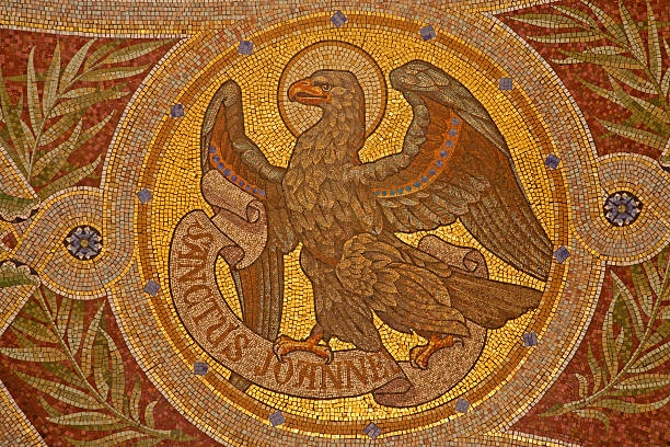 istock Madrid - Eagle in mosaic as symbol of Saint John 175769917