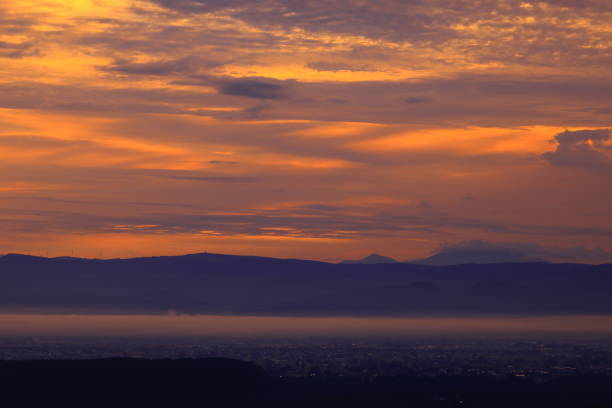 Sea of clouds and sunrise