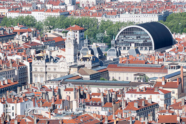 istock View on opera and Town Hall in Lyon, France 175773394
