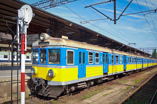 Railway station in Gdansk, Poland