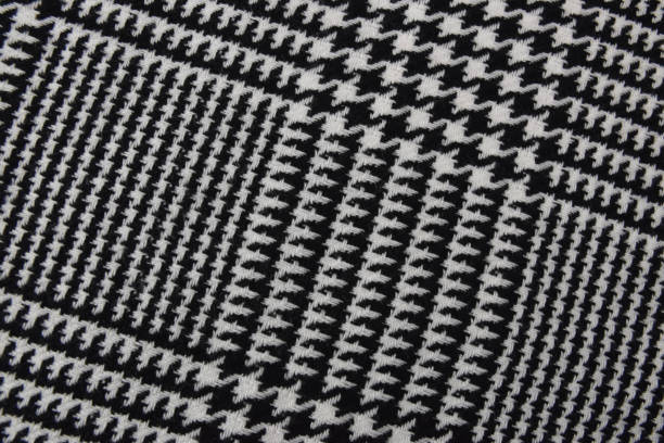 istock Big black and white cage fabric or cloth textile for cold weather. 1757779825
