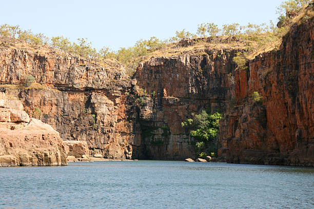 katherine gorge, austrália - katherine australia northern territory ravine imagens e fotografias de stock