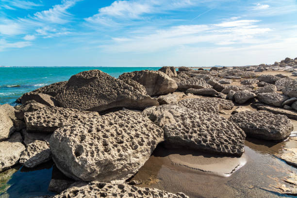 istock Ancient rocks on the sea coast 1757786391