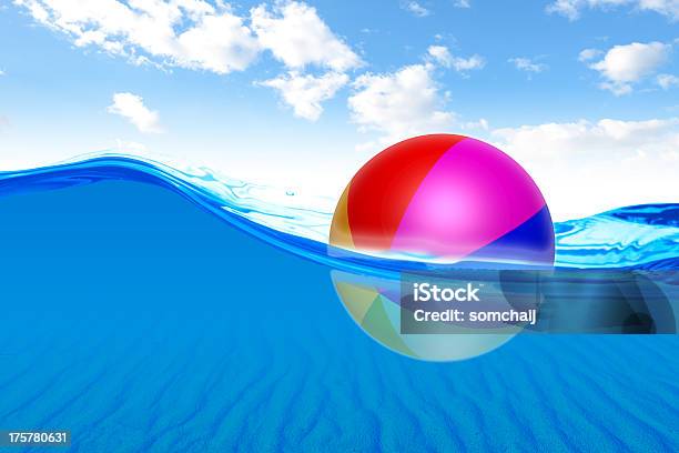 Water With Balloon Stock Photo - Download Image Now - Blue, Brightly Lit, Bubble