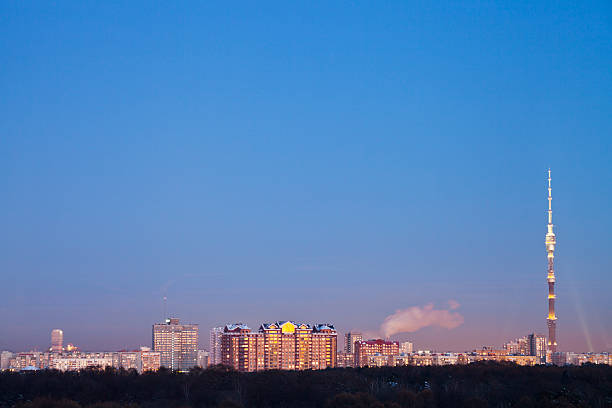 istock view of city with TV tower 175781917