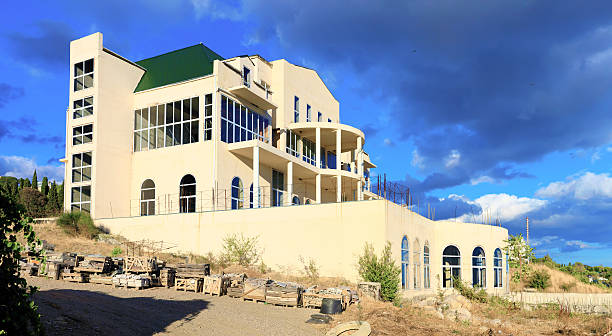 istock Modern   Villa  building under construction in Crimea 175783194