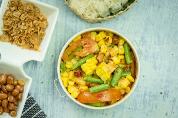 istock Spicy papaya salad with corn 1757833925