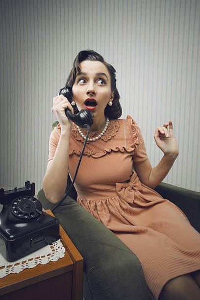 istock Woman talking on phone, looking surprised 175783512