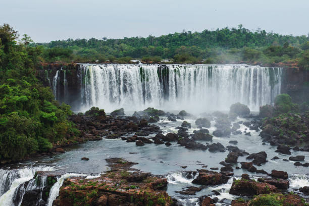 istock Impressive waterfalls in Argentina and Brazil 1757835605
