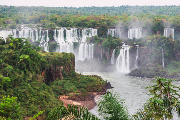 istock Impressive waterfalls in Argentina and Brazil 1757835619