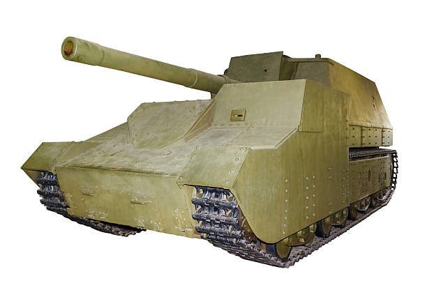 istock Russian self-propelled gun SU14 isolated 175784164