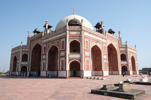 New Delhi, India - October 3, 2023: Humayun’s Tomb
