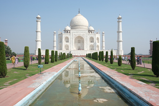 Agra, India - October 4, 2023: Taj Mahal