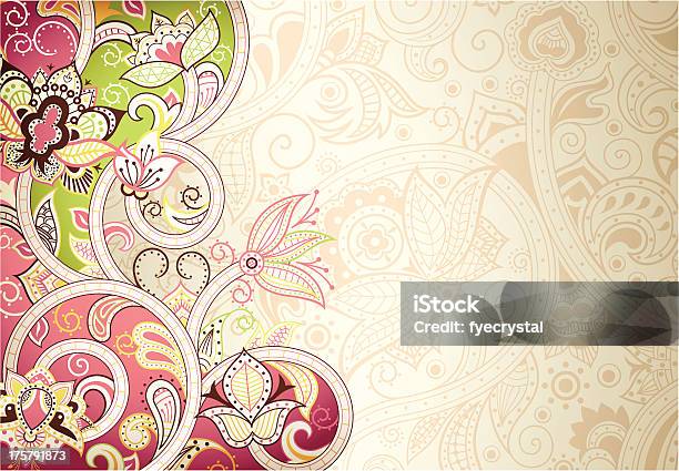Abstract Floral Stock Illustration - Download Image Now - Abstract, Asia, Asian and Indian Ethnicities