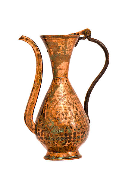 istock isolated and ornamental old copper jug 175792601