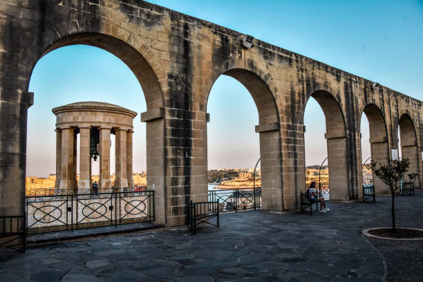 istock Siege Bell War Memorial And Upper Barraka Gardens In Valletta, Malta 1757926659