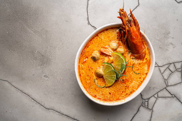 istock Tom Yam kung Spicy soup 1757930749