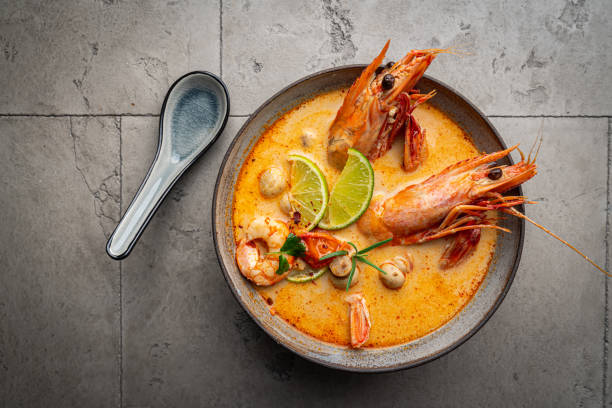 istock Tom Yam kung Spicy soup 1757930752