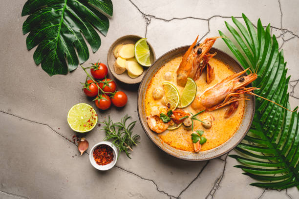 istock Tom Yam kung Spicy soup 1757931315