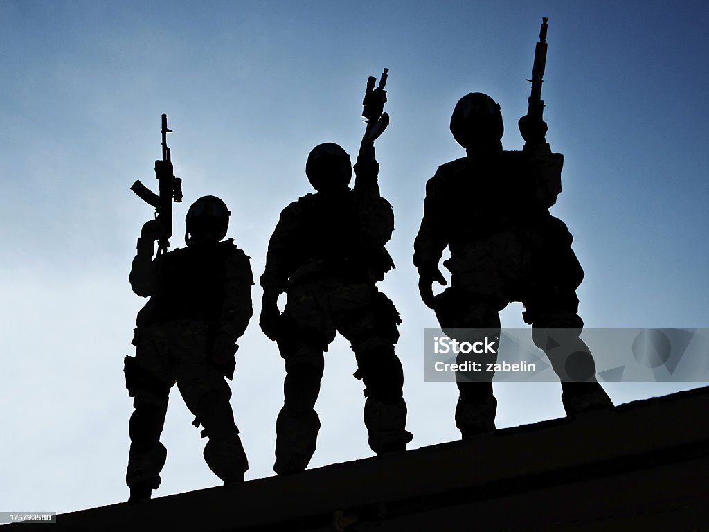 S.W.A.T. équipe - Photo de Forces Spéciales libre de droits