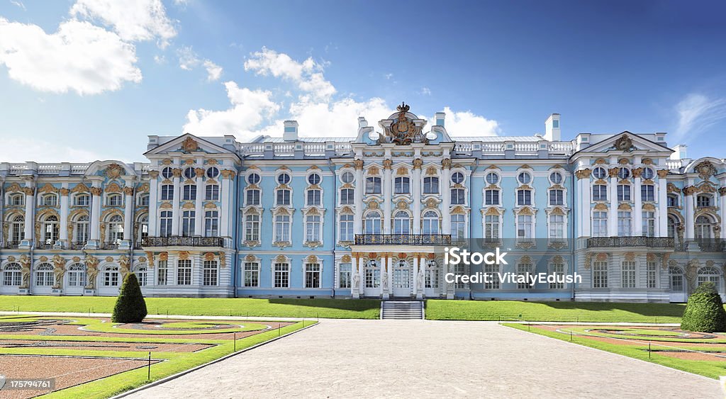 Katherine's Palace hall em Tsarskoe Selo (Pushkin). - Foto de stock de Palácio Catherine royalty-free