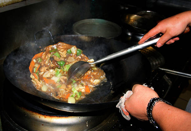 istock Chinese Restaurant Dish Prepared in Wok 175794814