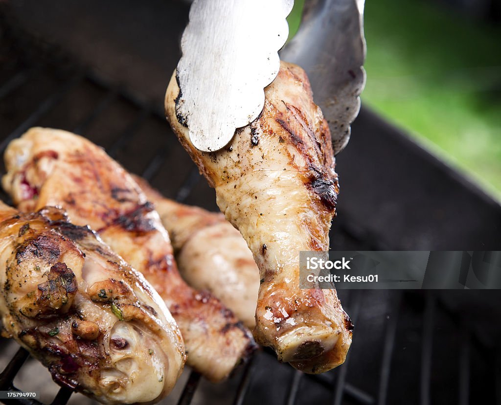 Gegrilltes Hühnerfleisch Beine - Lizenzfrei Bunt - Farbton Stock-Foto