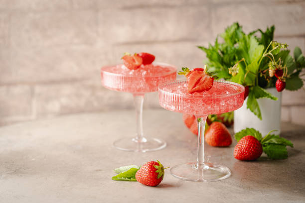 istock Strawberry cocktail in a glass 1757949855