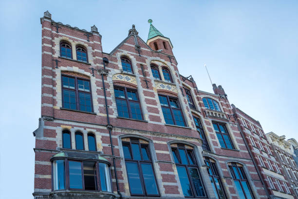 istock Traditional Dutch Baroque and Gothic old architecture in Amsterdam from 17th century. 1757969968
